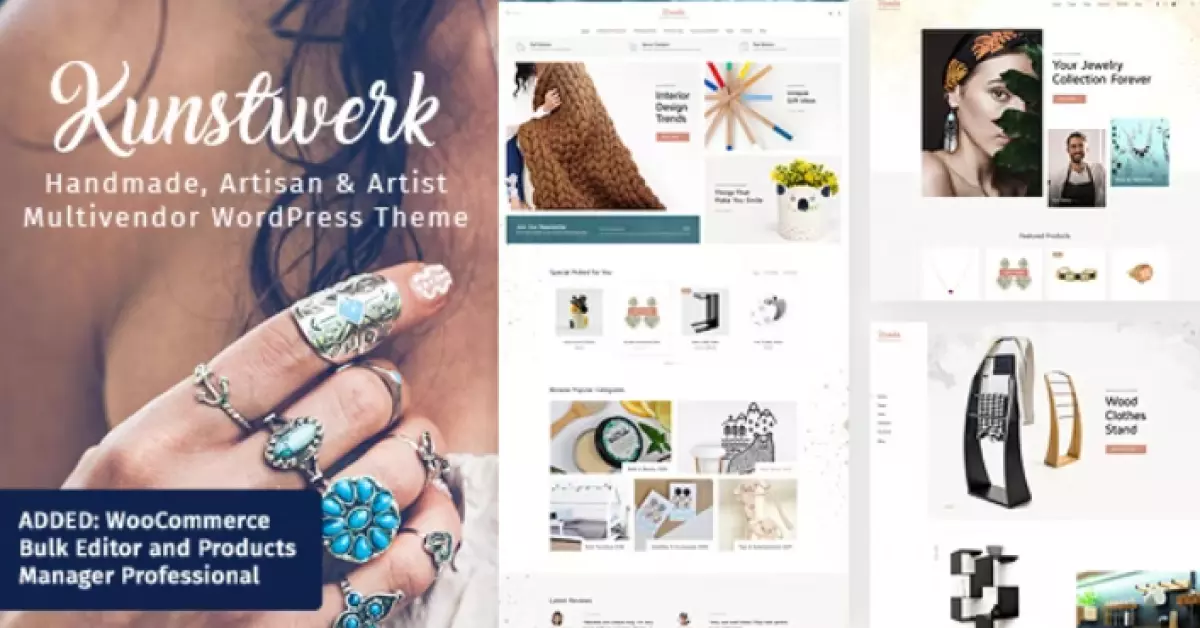 Kunstwerk - Handycraft Marketplace WordPress Theme