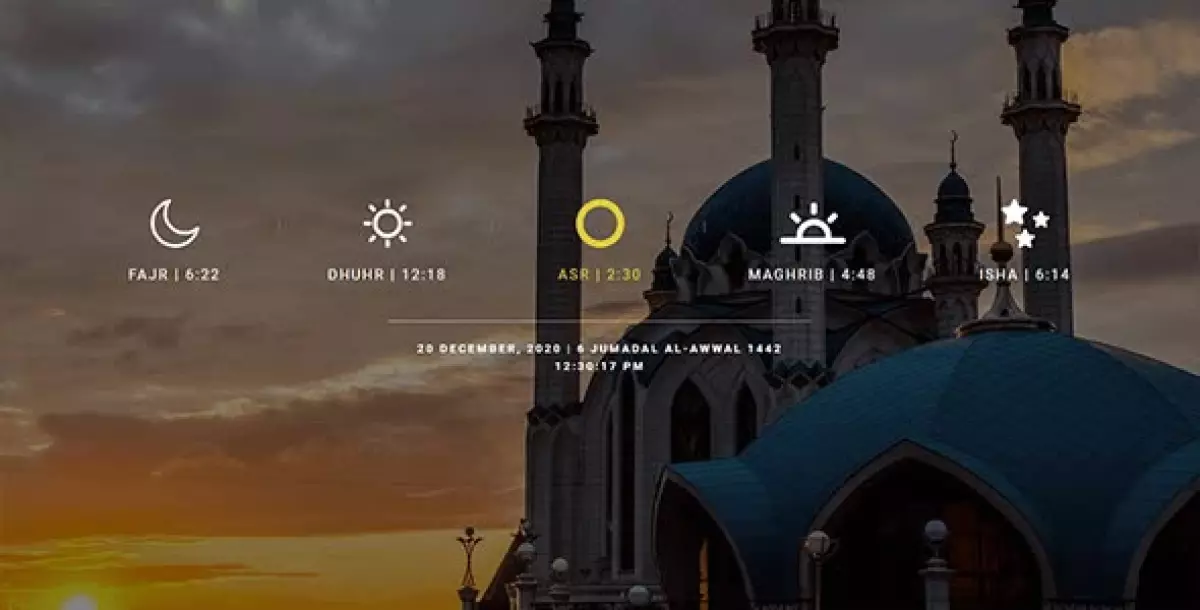 [WISH] Salah Time, Fasting Time Calendar WordPress