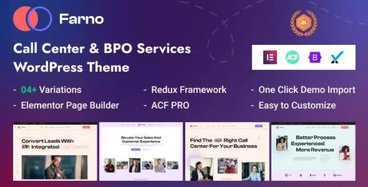 [WISH] Farno - Call Center &amp; BPO Services WordPress