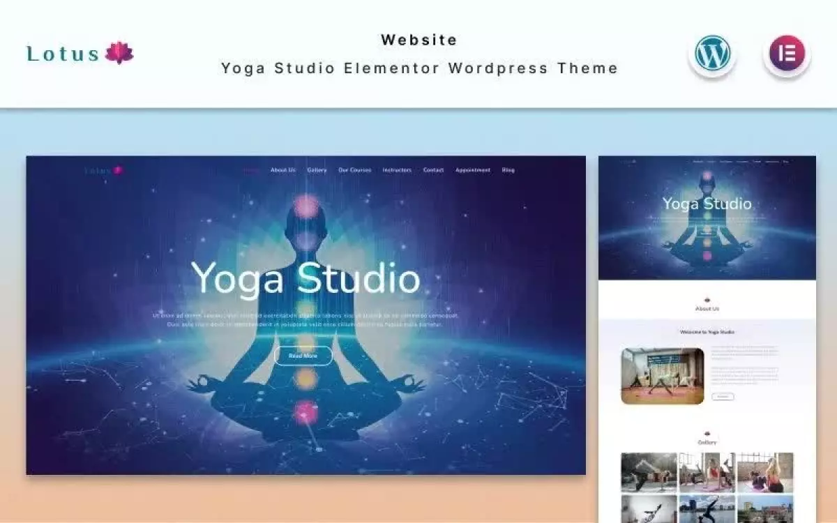 Lotus - Yoga Studio Website Elementor WordPress Theme