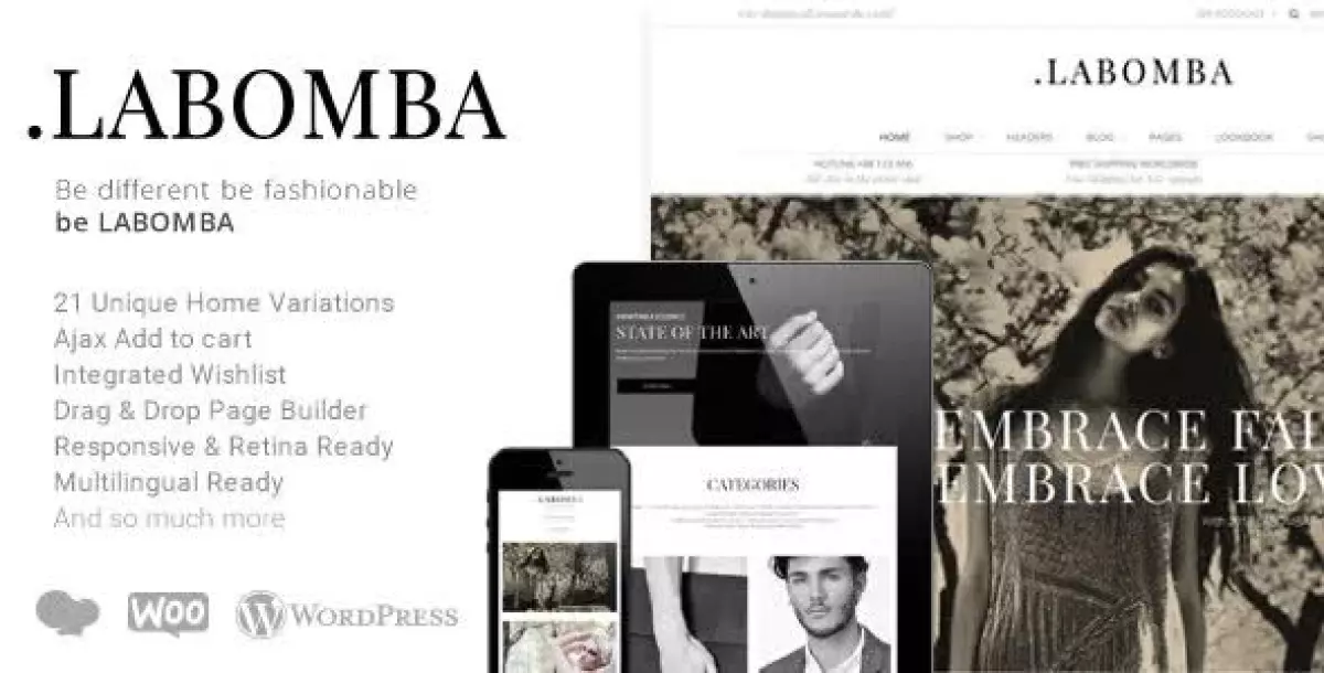 Labomba - Responsive Multipurpose WordPress Theme