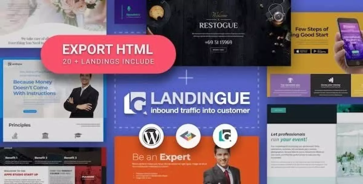 Landingue - Landing and One Page Builder Plugin for WordPress Site 3.2.1