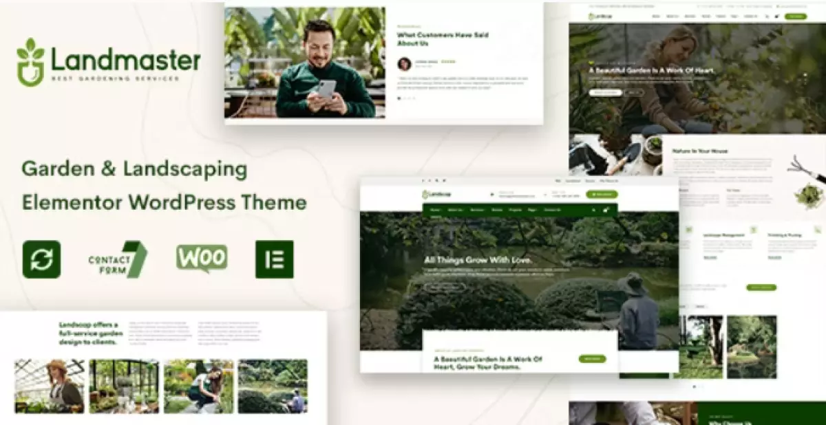 Landmaster - Garden &amp; Landscaping WordPress Theme