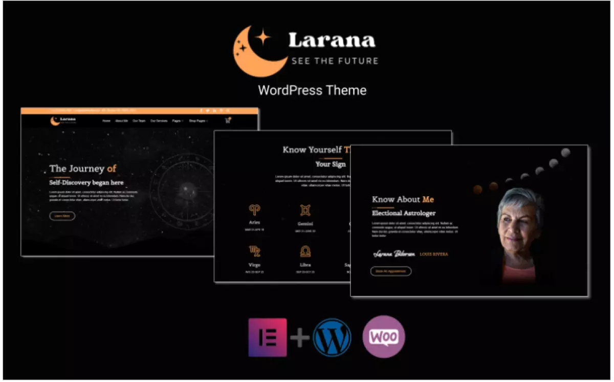 Larana Astrology - Horoscope and Palmistry Premium WP Theme