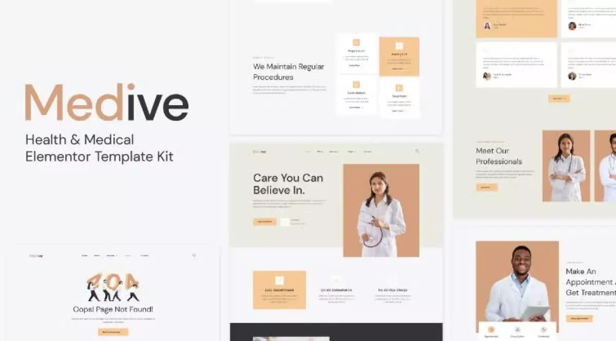 Medive - Health & Medical Elementor Template