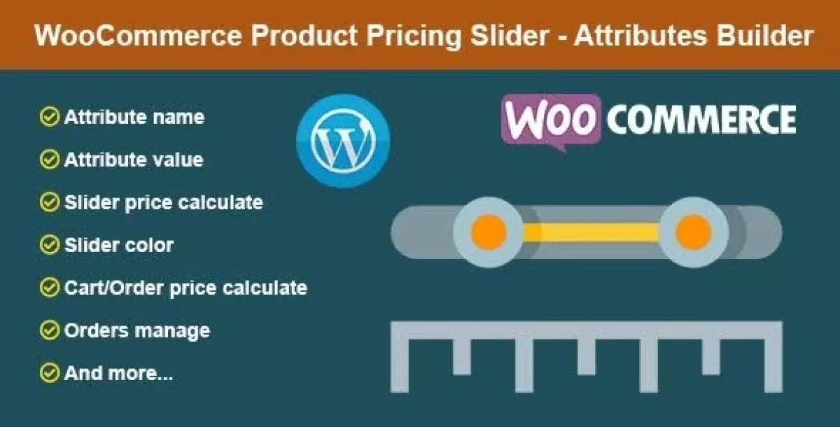 WooCommerce Product Pricing Slider - Attributes Builder