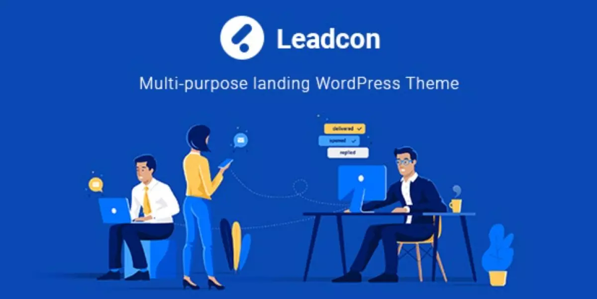 Leadcon  – Multipurpose Landing WordPress Theme