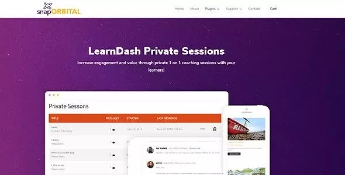 LearnDash Private Sessions  1.3.8.2