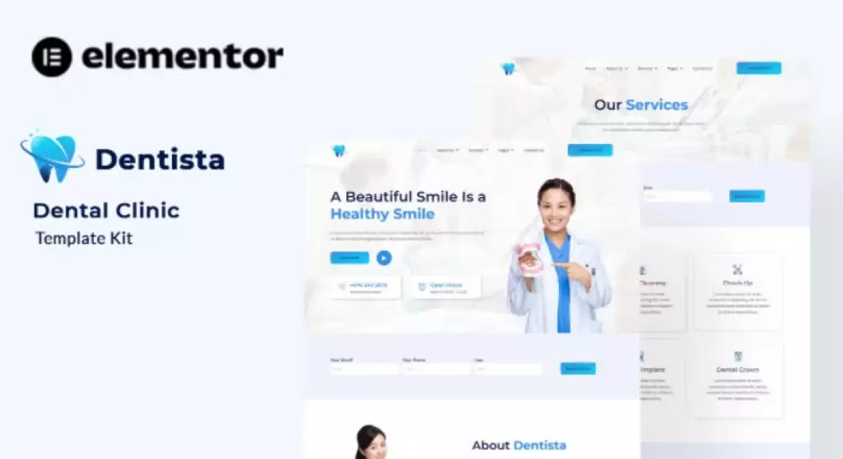 Dentista - Dental Clinic Elementor Template