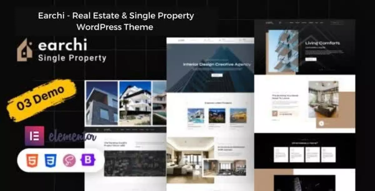 [WISH] Earchi - Real Estate &amp; Single Property WordPress