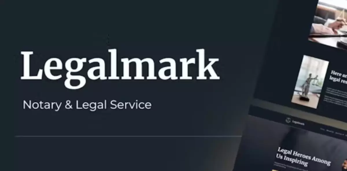 LegalMark – Notary &amp; Legal Service Template Kit