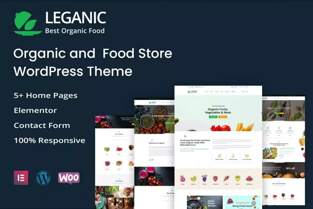 Leganic - Organic and Food Store WordPress Theme