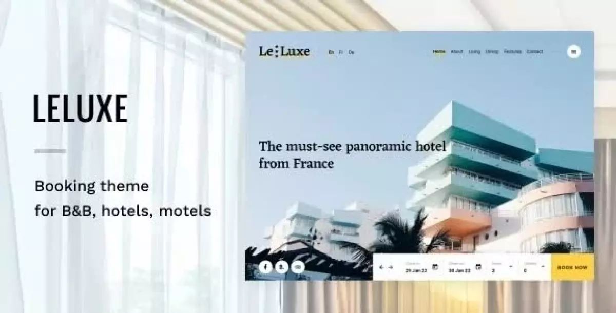 LeLuxe - Hotel WordPress Theme 1.0.8