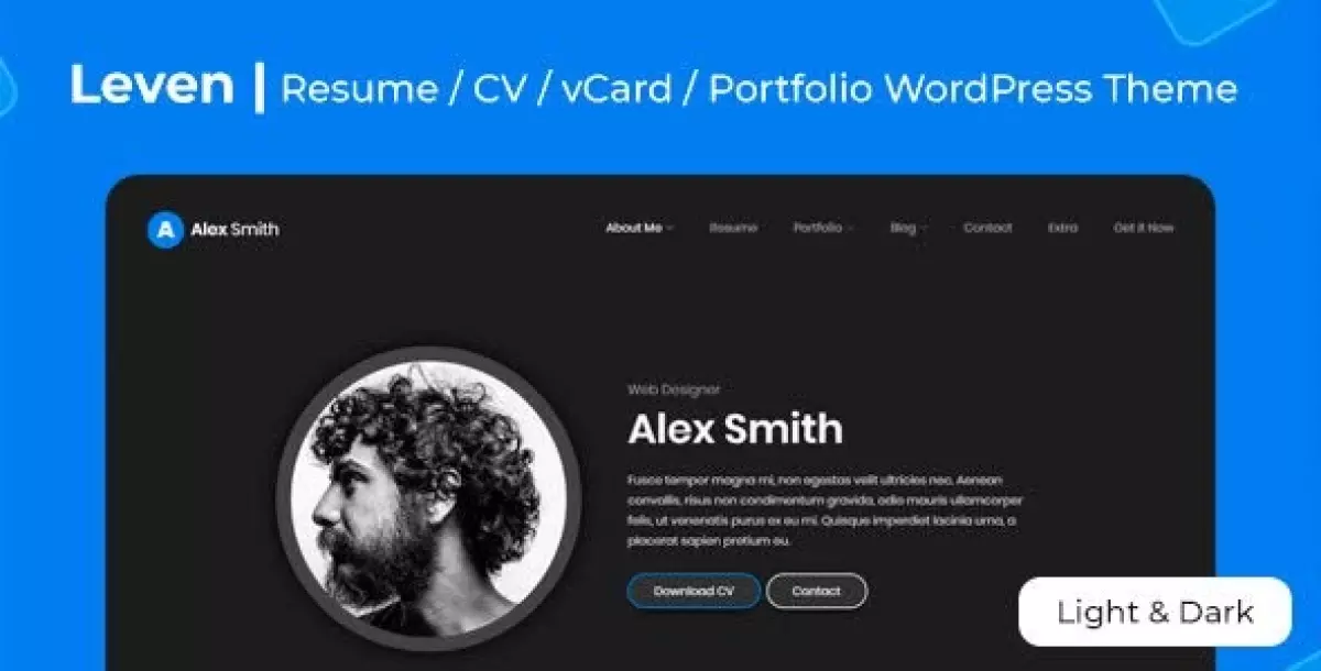 Leven Resume WordPress Theme 1.5.3