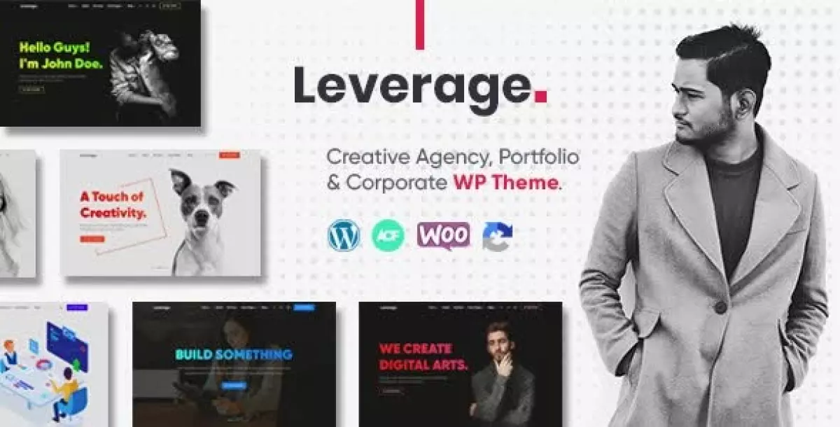 Leverage - Agency and Portfolio WordPress Theme