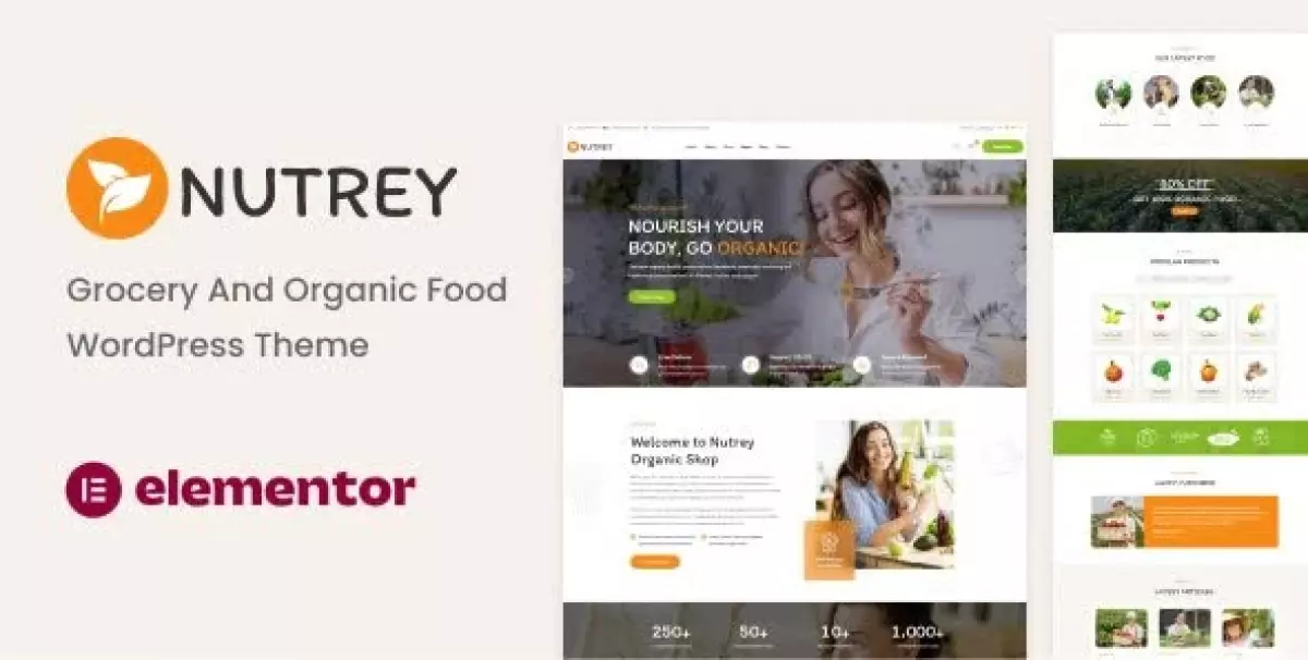 [WISH] Nutrey - Organic Food Shop WordPress