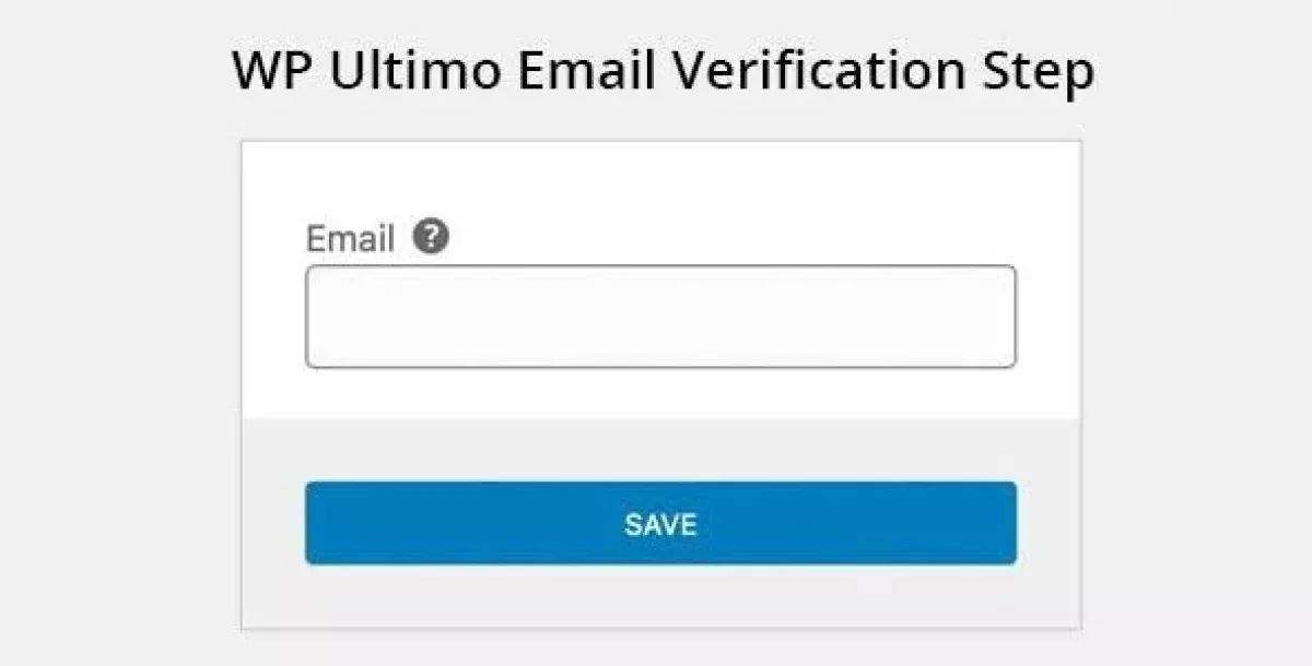 [WISH] WP Ultimo Email Verification