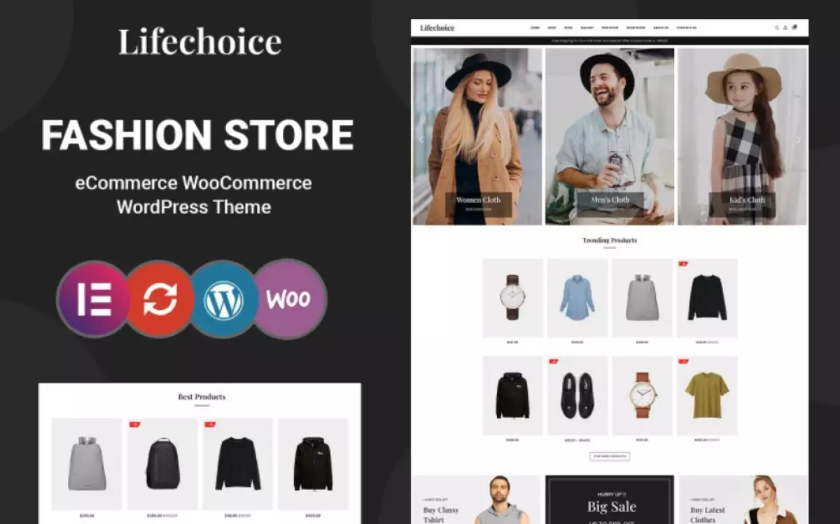 Lifechoice - Fashion and Accessories WooCommerce Theme