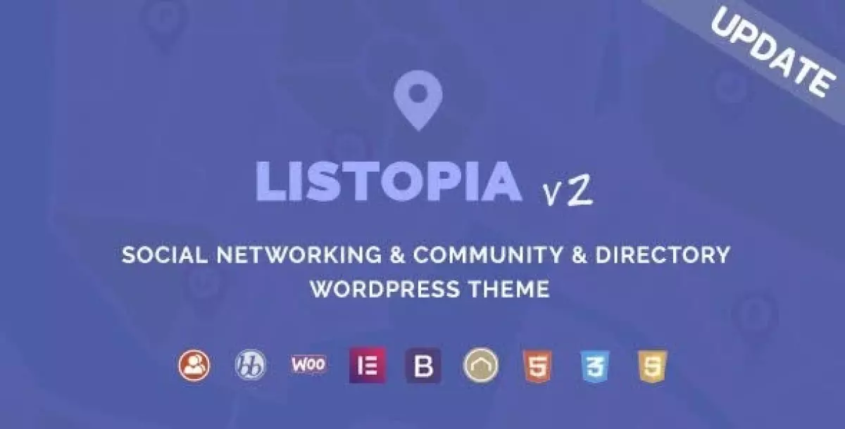 Listopia - Directory, Community WordPress Theme