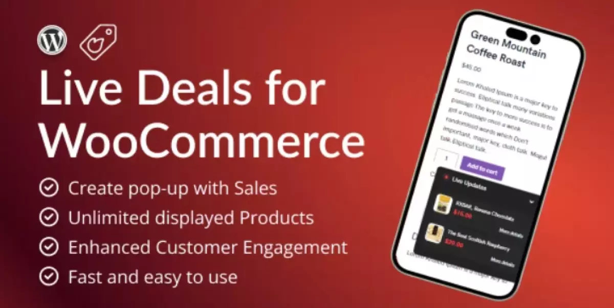 Live Deals for WooCommerce