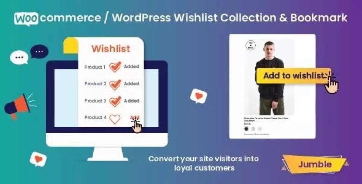 [WISH] Jumble - WooCommerce / WordPress Wishlist Collection &amp; Bookmark