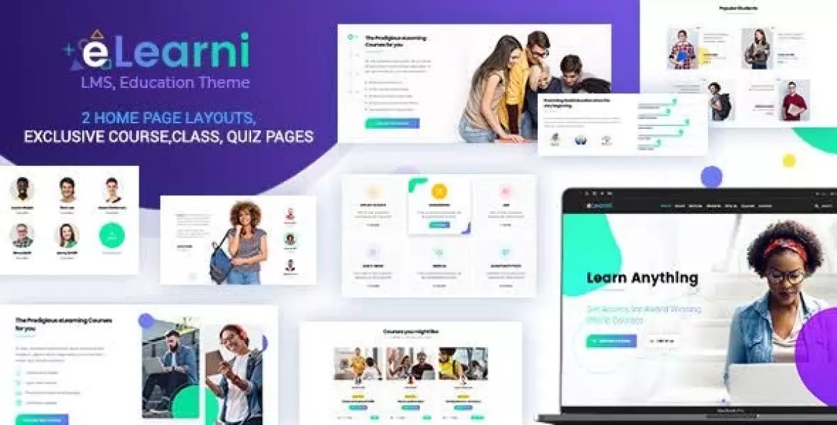 Online Learning & Education LMS WP Theme - eLearni 1.7