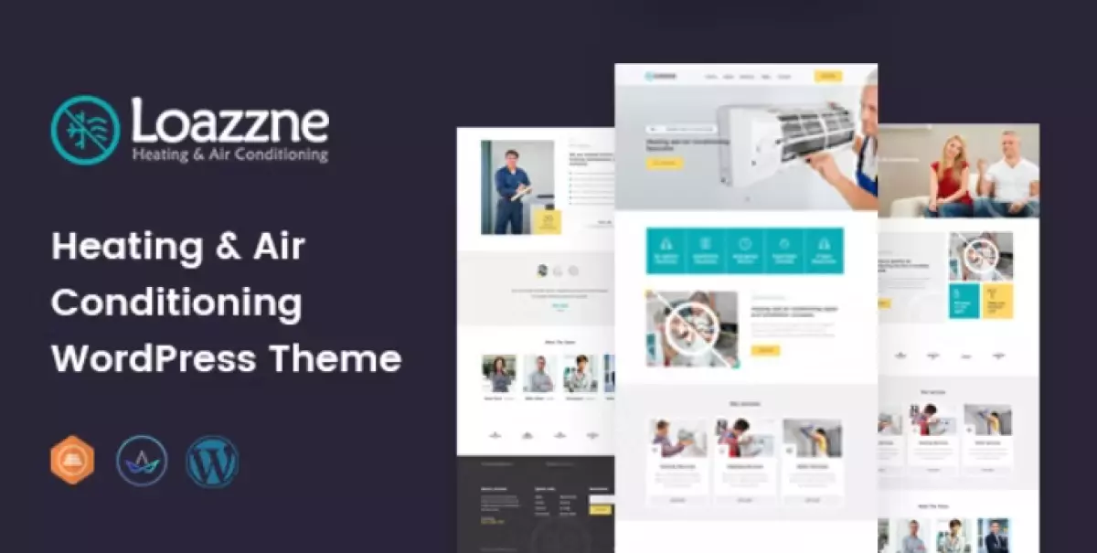 Loazzne - Air Conditioning Services WordPress Theme