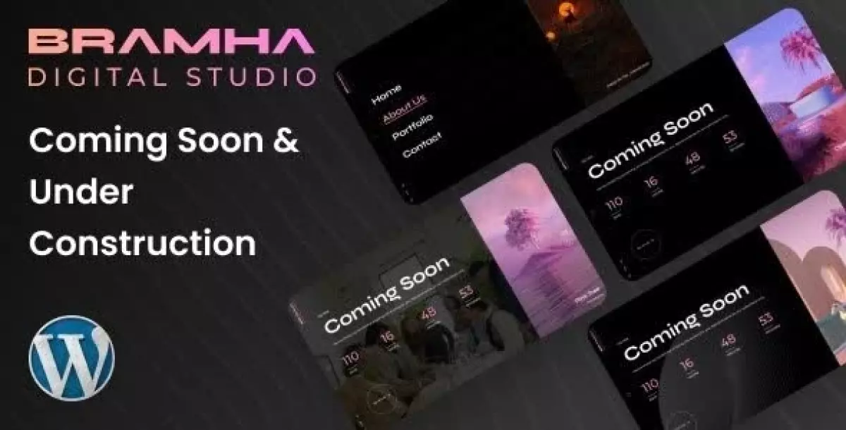 Bramha - Coming Soon & Under Construction WordPress Theme