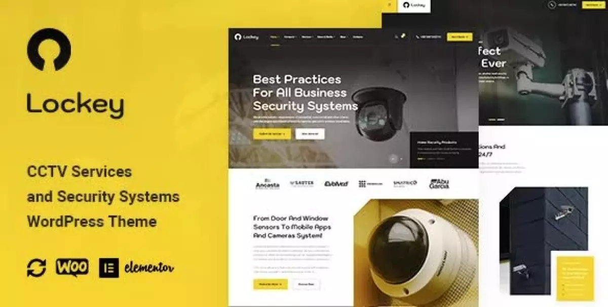 Lockey &#8211; CCTV and Security Systems WordPress Theme