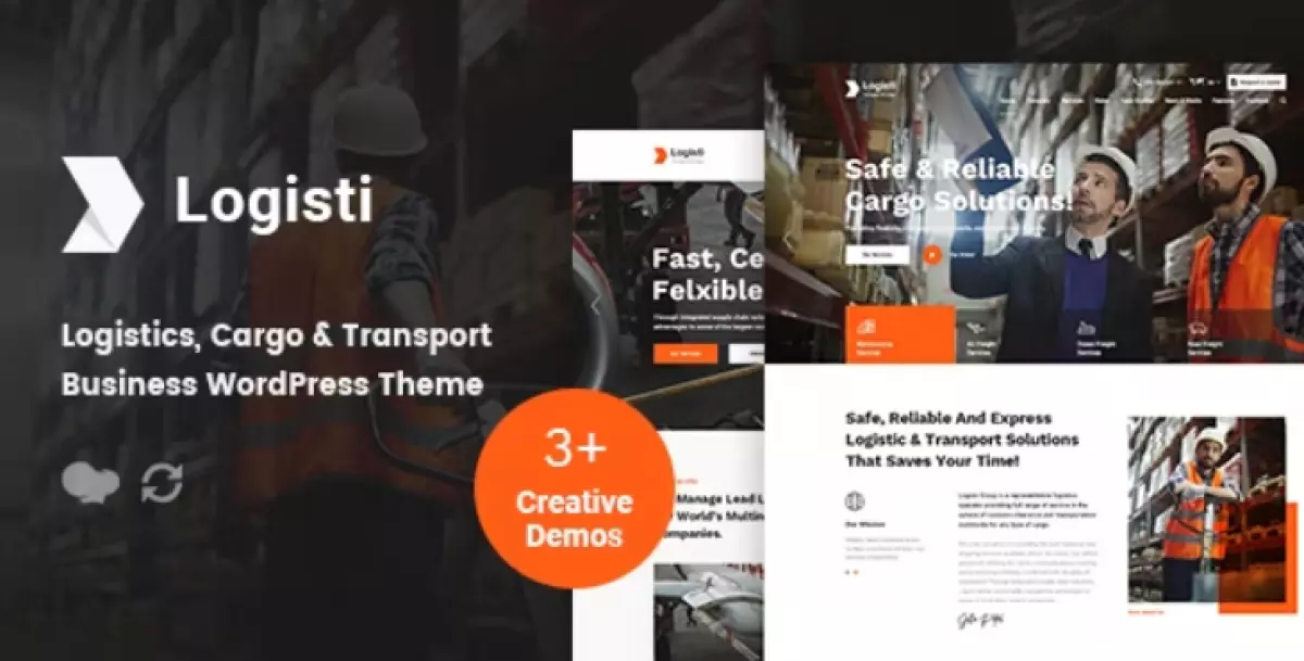 Logisti - Logistics &amp; Transport WordPress Theme