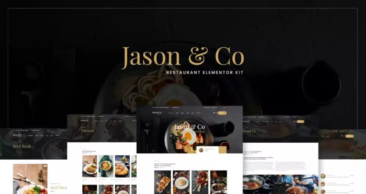 Jason & Co - Restaurant & Cafe Elementor Template