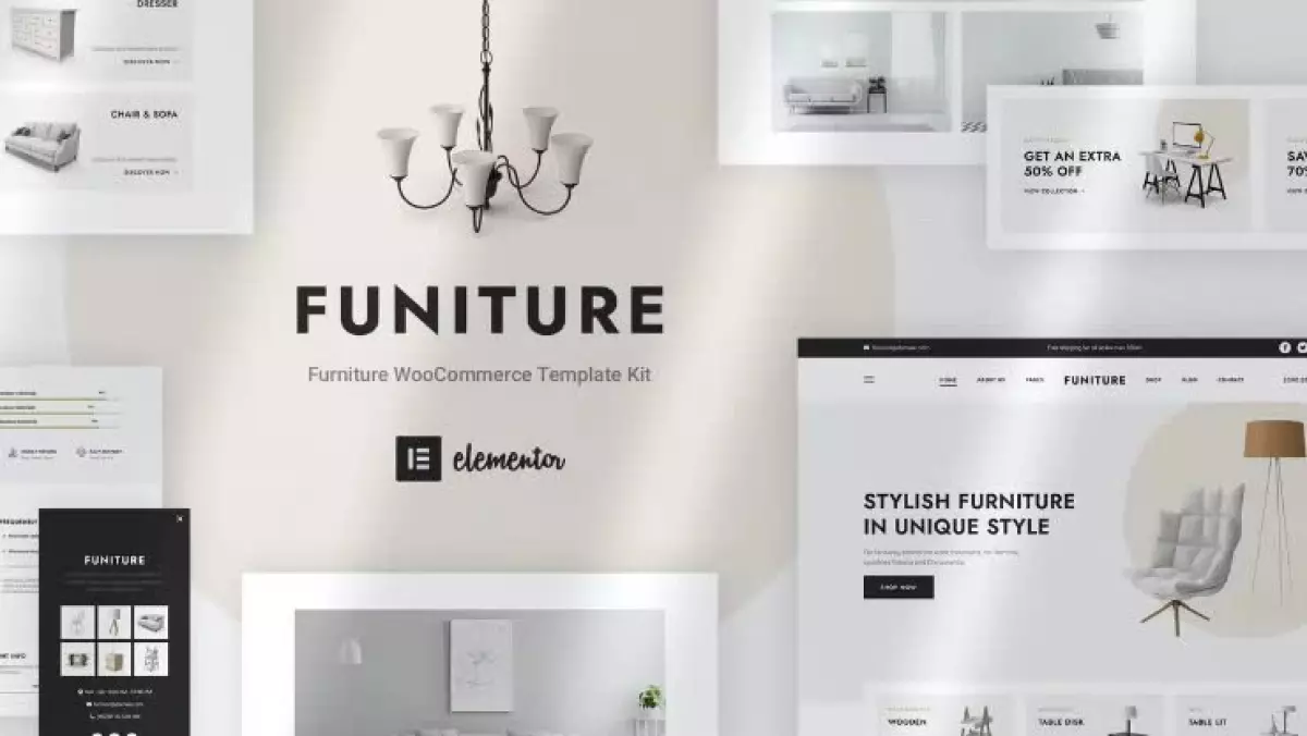 Funiture - Furniture Shop Elementor Template