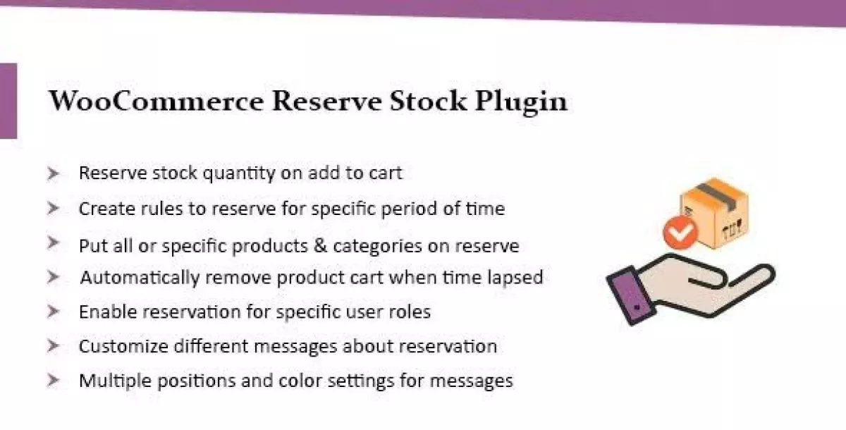 [WISH] WooCommerce Reserve Stock: Reserve Quantity on Add to