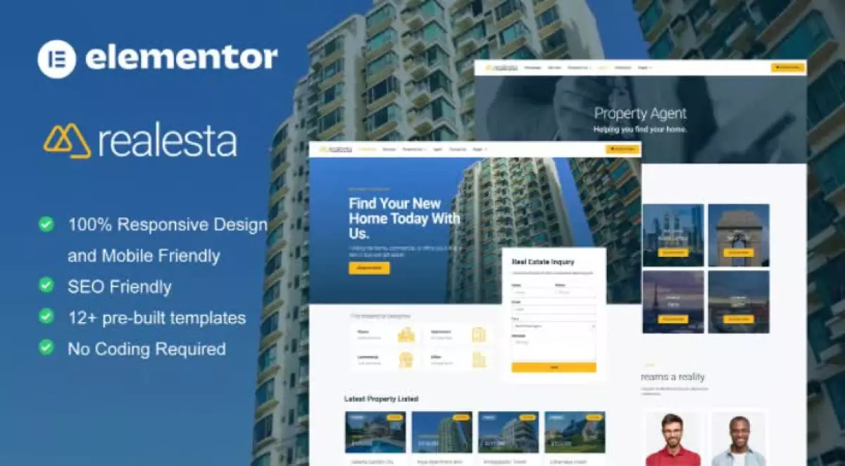 Realesta - Real Estate Elementor Template