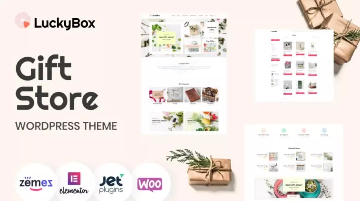 LuckyBox &#8211; Gift Store Elementor WooCommerce Theme