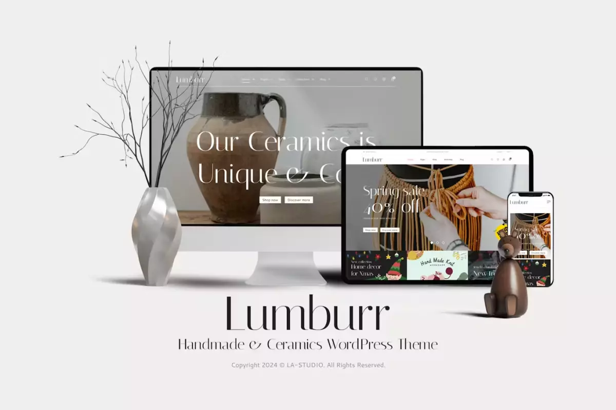 Lumburr – Handmade &amp; Ceramics WordPress Theme