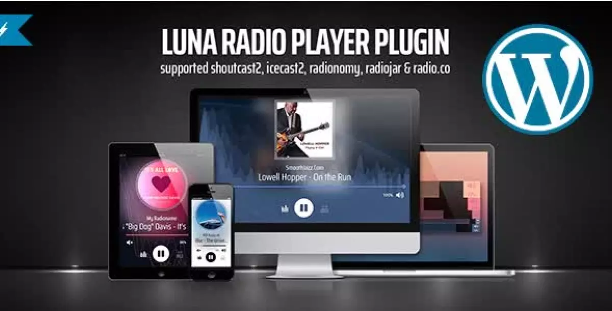 Luna Web Radio Player WordPress Plugin