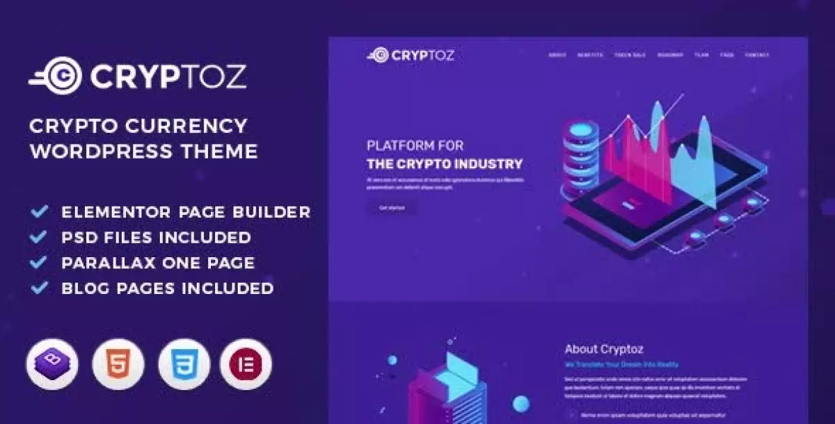 [WISH] Cryptoz | ICO And Crypto WordPress