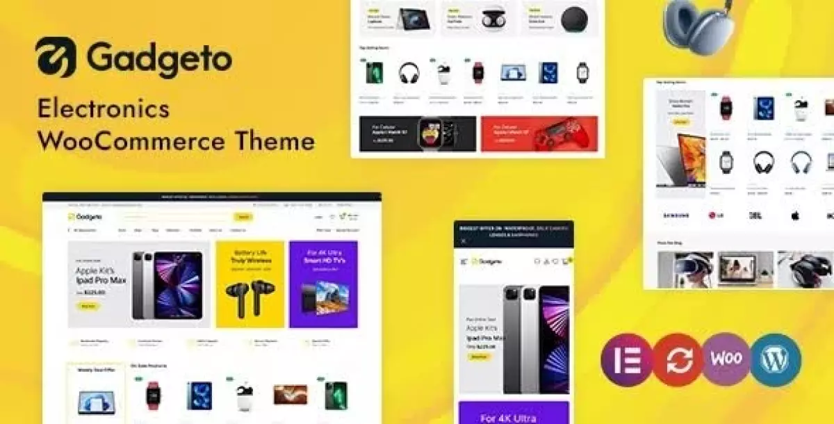 Gadgeto - Electronics Store Elementor WooCommerce Theme