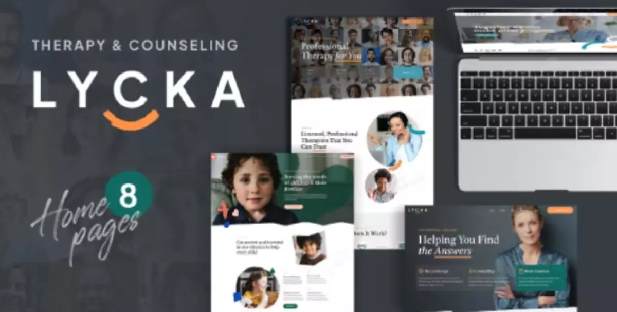 Lycka - Therapy &amp; Counseling WordPress Theme