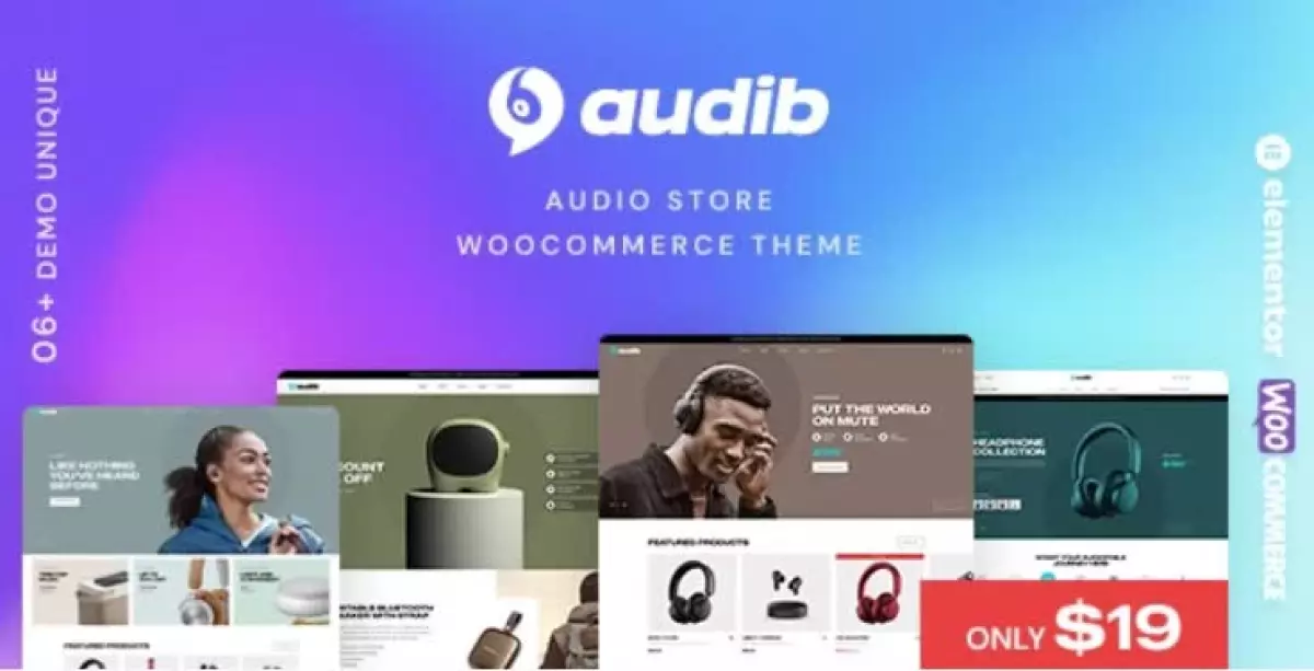 Audib - Audio Store WooCommerce Theme