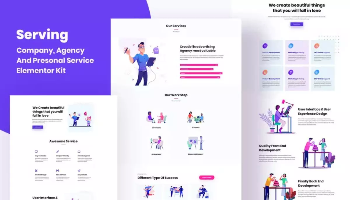 Serving - Service & Business Template