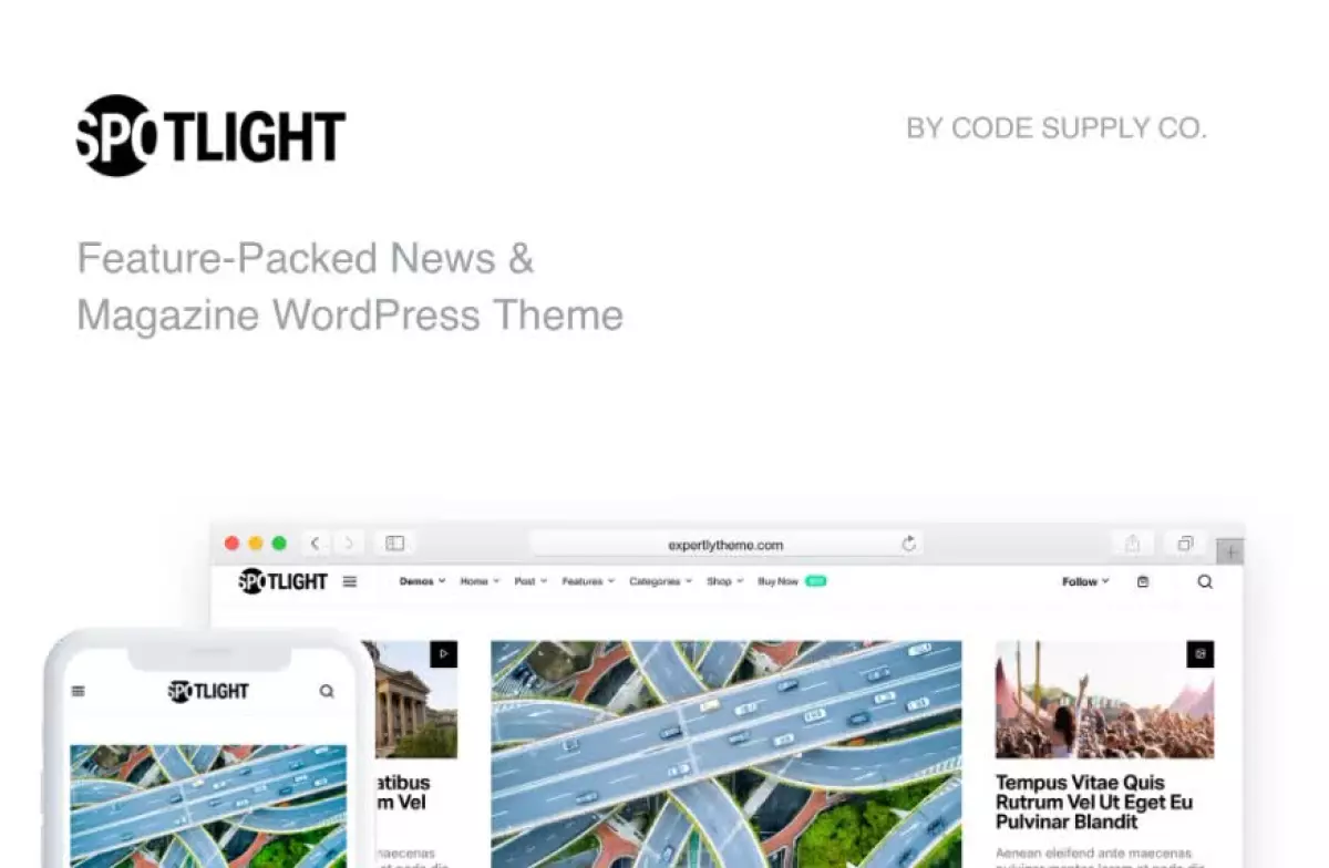 Spotlight - Fast News & Magazine WordPress Theme 1.7.2