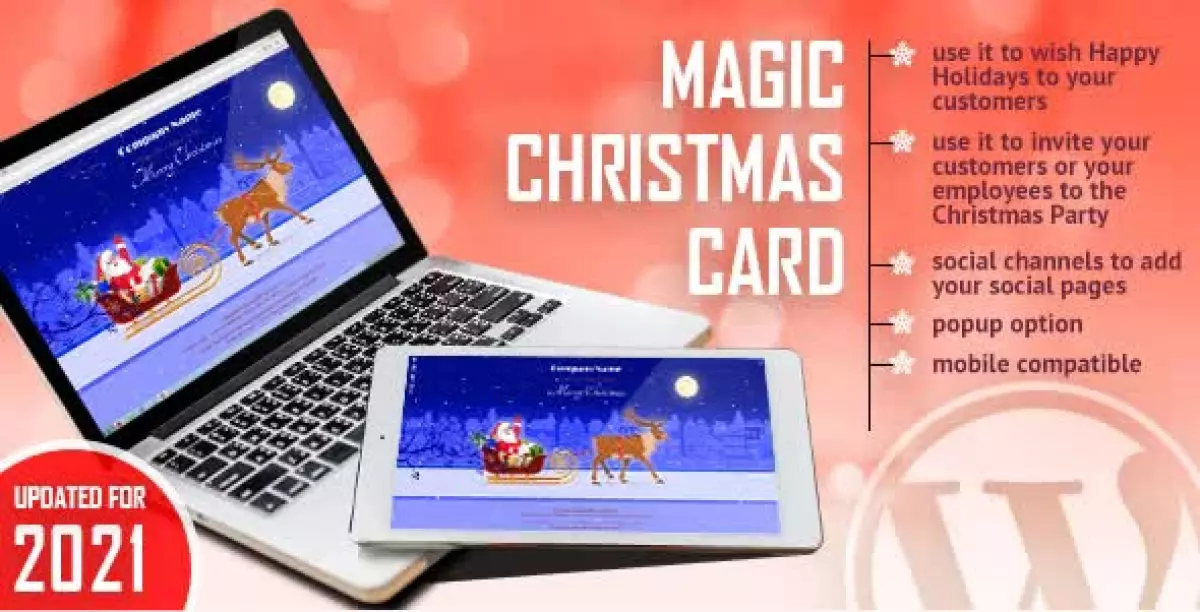 Magic Christmas Card With Animation - WordPress Plugin 1.1