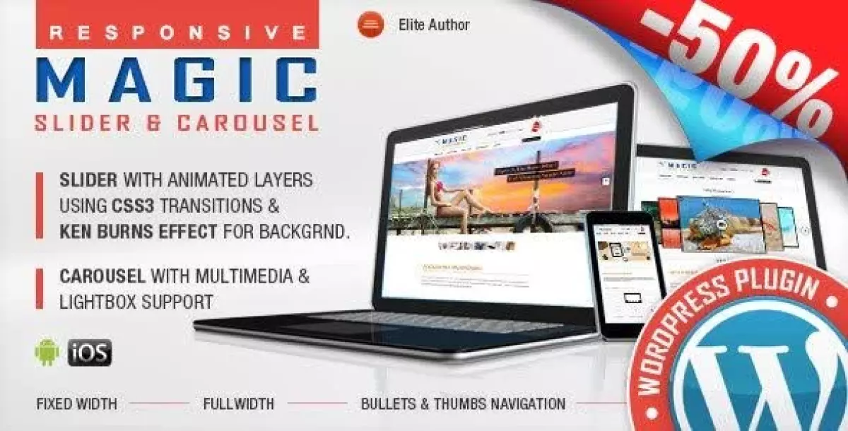 Magic Responsive Slider and Carousel WordPress Plugin 1.6.4.1