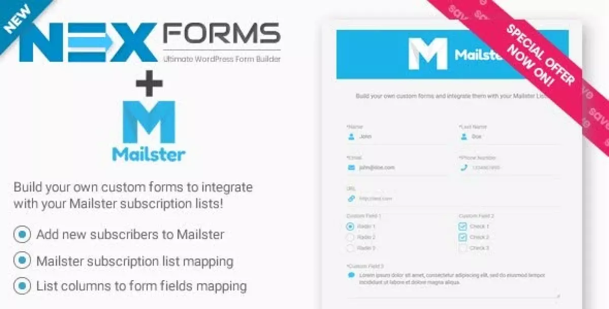 Mailster for NEX-Forms