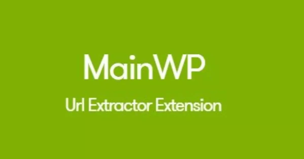 MainWP URL Extractor Extension  4.0.4