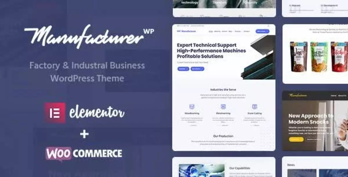 Manufacturer - Factory and Industrial WordPress Theme 1.3.5