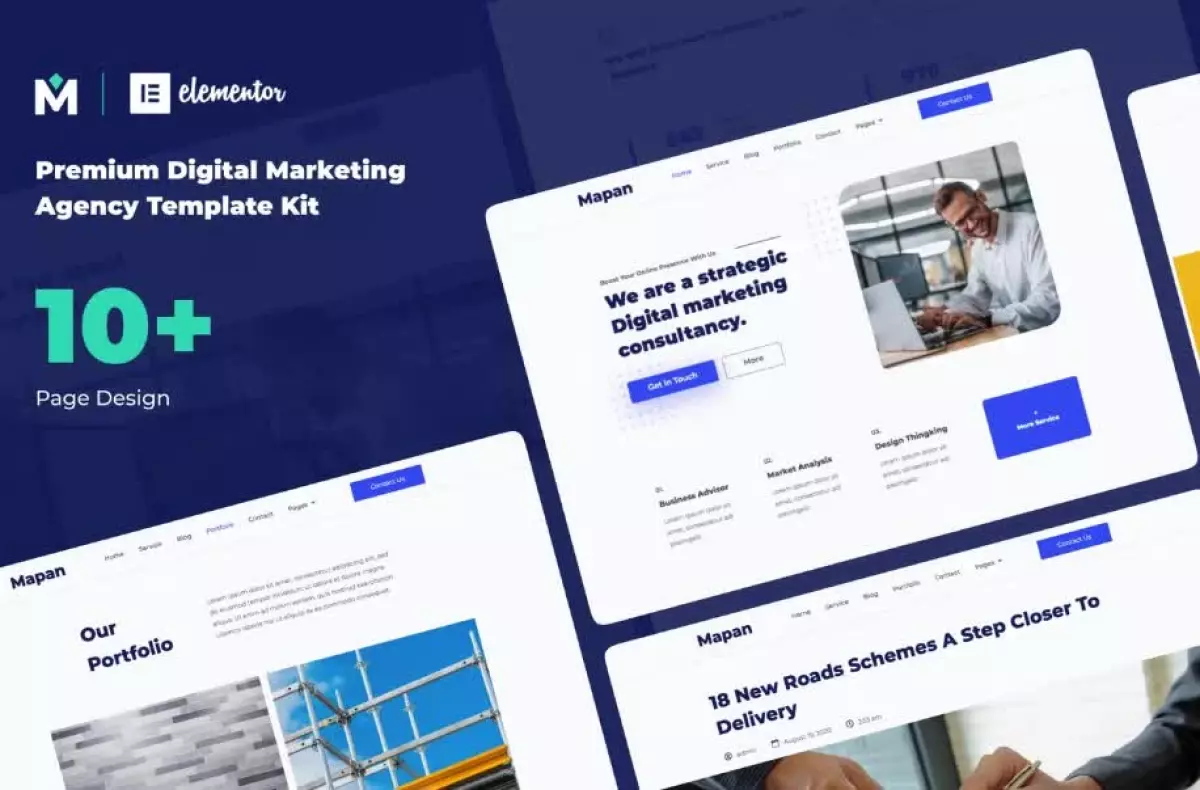 Mapan - Digital Marketing Template