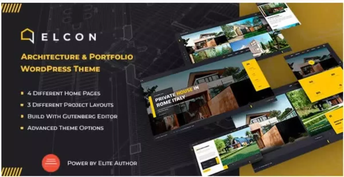 Elcon - Architecture & Portfolio WordPress Theme